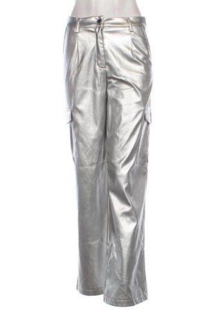 Damskie spodnie Fb Sister, Rozmiar S, Kolor Srebrzysty, Cena 64,25 zł