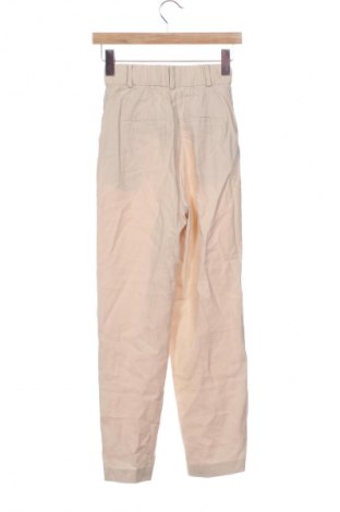 Damskie spodnie H&M, Rozmiar XXS, Kolor Beżowy, Cena 27,99 zł