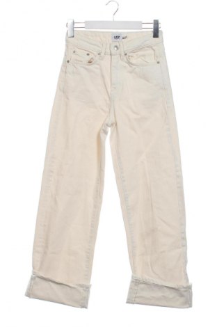 Damskie spodnie Lager 157, Rozmiar XXS, Kolor ecru, Cena 63,56 zł