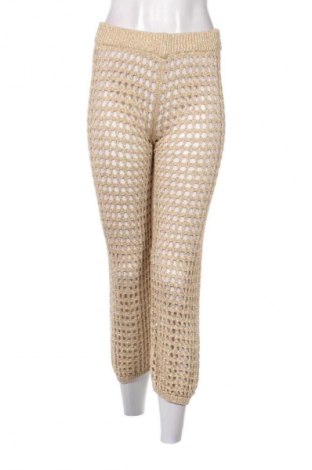 Damskie spodnie Unbranded, Rozmiar S, Kolor Złocisty, Cena 11,99 zł