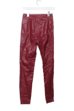 Dámské kalhoty  Zara, Velikost XS, Barva Červená, Cena  49,00 Kč