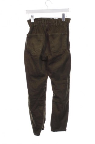 Damskie spodnie Zara, Rozmiar XXS, Kolor Zielony, Cena 13,99 zł