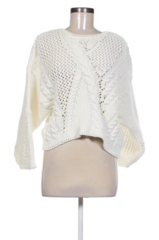 Γυναικείο πουλόβερ Mango, Μέγεθος S, Χρώμα Λευκό, Τιμή 14,99 €