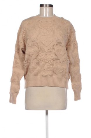 Дамски пуловер Moni&Co, Размер L, Цвят Бежов, Цена 3,57 €
