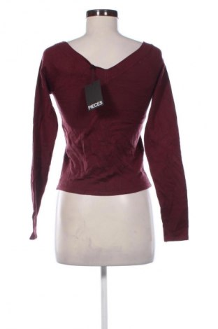 Dámský svetr Pieces, Velikost M, Barva Červená, Cena  449,00 Kč