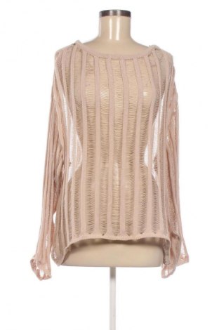 Дамски пуловер Pull&Bear, Размер M, Цвят Бежов, Цена 11,24 €