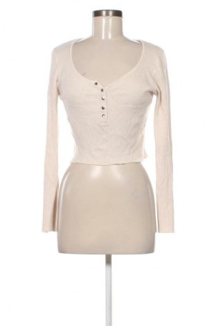 Dámský svetr Stradivarius, Velikost L, Barva Béžová, Cena  59,00 Kč