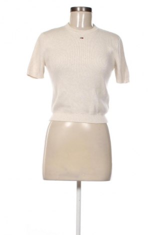 Pulover de femei Tommy Jeans, Mărime S, Culoare Bej, Preț 475,99 Lei