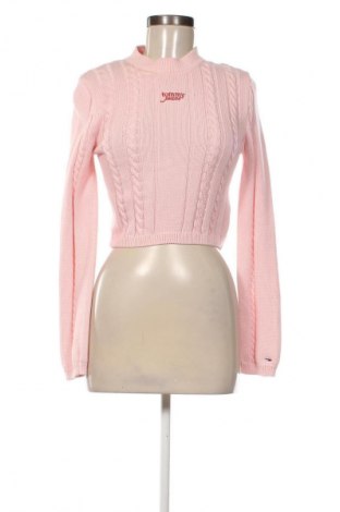 Дамски пуловер Tommy Jeans, Размер S, Цвят Розов, Цена 37,32 €