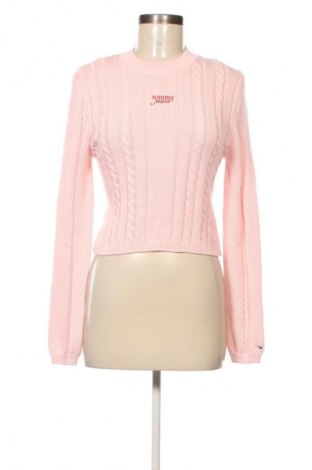 Дамски пуловер Tommy Jeans, Размер M, Цвят Розов, Цена 35,27 €