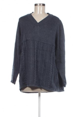 Damski sweter Ulla Popken, Rozmiar XL, Kolor Niebieski, Cena 65,99 zł