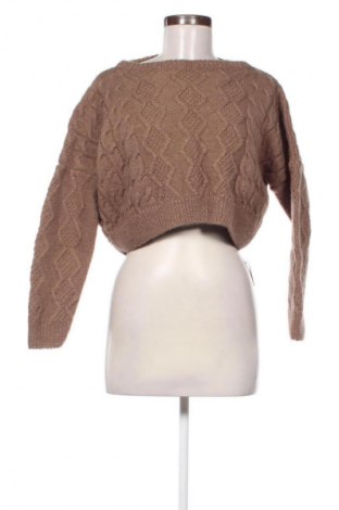 Damski sweter Unbranded, Rozmiar L, Kolor Brązowy, Cena 66,67 zł