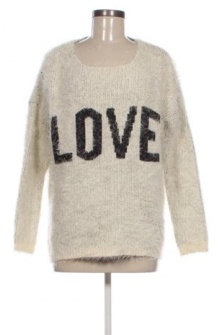 Damski sweter United Colors Of Benetton, Rozmiar S, Kolor ecru, Cena 97,15 zł