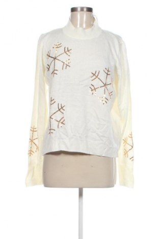 Γυναικείο πουλόβερ VILA, Μέγεθος L, Χρώμα Εκρού, Τιμή 11,99 €