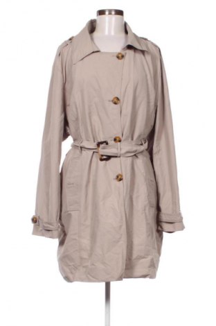 Γυναικεία καμπαρντίνα Ulla Popken, Μέγεθος 4XL, Χρώμα  Μπέζ, Τιμή 39,99 €