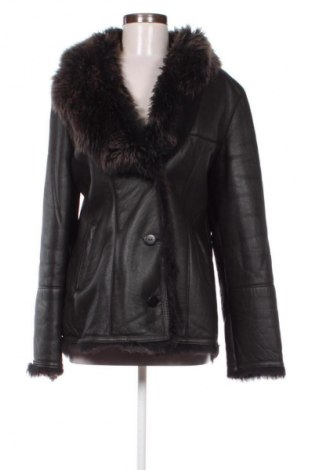 Дамско кожено палто Unbranded, Размер L, Цвят Кафяв, Цена 109,92 €