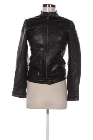 Dámska kožená bunda  Samsoe & Samsoe, Veľkosť S, Farba Čierna, Cena  49,58 €