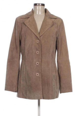 Damska kurtka skórzana Unbranded, Rozmiar XL, Kolor Beżowy, Cena 64,99 zł