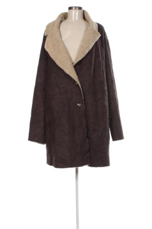 Дамско палто SHEIN, Размер 4XL, Цвят Кафяв, Цена 21,47 €