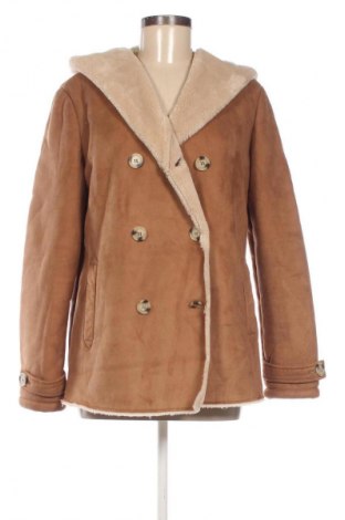 Damski płaszcz Stradivarius, Rozmiar L, Kolor Brązowy, Cena 72,69 zł