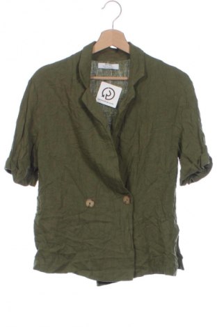 Damen Blazer Bershka, Größe XS, Farbe Grün, Preis 5,99 €
