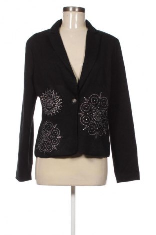 Damski żakiet Desigual, Rozmiar L, Kolor Czarny, Cena 195,99 zł