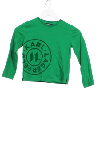 Gyerek blúz Karl Lagerfeld, Méret 7-8y / 128-134 cm, Szín Zöld, Ár 4 162 Ft