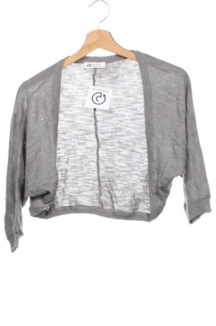 Kinder Strickjacke H&M, Größe 10-11y/ 146-152 cm, Farbe Grau, Preis 7,99 €