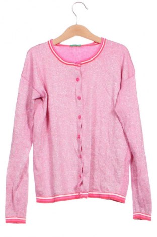 Gyerek kardigán United Colors Of Benetton, Méret 12-13y / 158-164 cm, Szín Rózsaszín, Ár 3 089 Ft