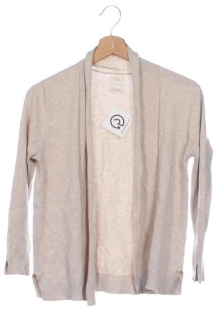 Kinder Strickjacke Zara, Größe 10-11y/ 146-152 cm, Farbe Beige, Preis 1,99 €