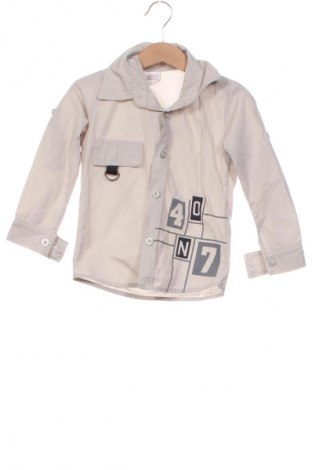 Kinderhemd Unbranded, Größe 4-5y/ 110-116 cm, Farbe Beige, Preis 1,99 €