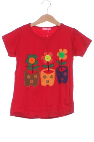 Kinder T-Shirt Unbranded, Größe 7-8y/ 128-134 cm, Farbe Rot, Preis 7,67 €