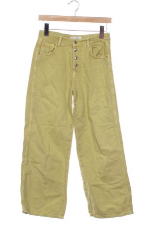 Dziecięce jeansy Zara, Rozmiar 13-14y/ 164-168 cm, Kolor Zielony, Cena 37,99 zł