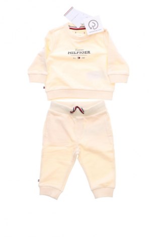 Set pentru copii Tommy Hilfiger, Mărime 2-3m/ 56-62 cm, Culoare Bej, Preț 256,99 Lei