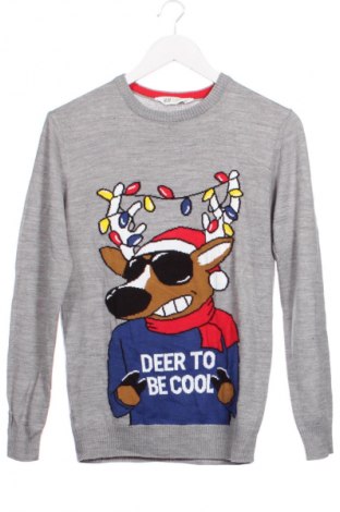 Kinderpullover H&M, Größe 14-15y/ 168-170 cm, Farbe Grau, Preis 5,99 €