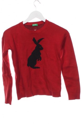 Παιδικό πουλόβερ United Colors Of Benetton, Μέγεθος 10-11y/ 146-152 εκ., Χρώμα Κόκκινο, Τιμή 6,99 €