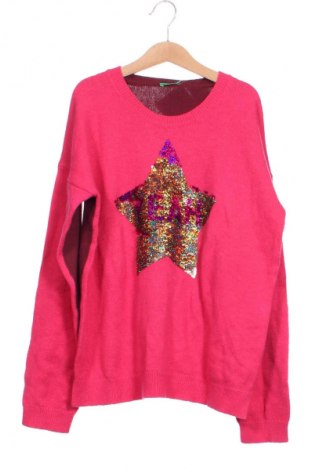 Kinderpullover United Colors Of Benetton, Größe 12-13y/ 158-164 cm, Farbe Rosa, Preis 15,11 €