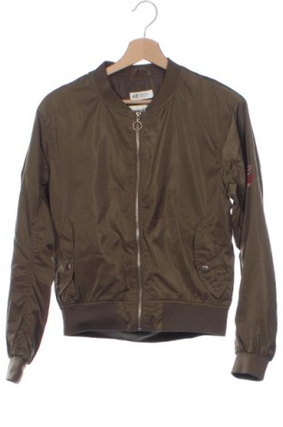 Kinderjacke H&M, Größe 11-12y/ 152-158 cm, Farbe Grün, Preis 1,99 €