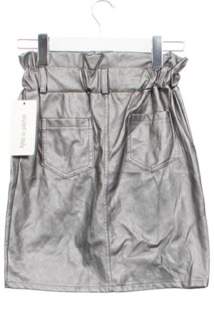 Kožená sukně  Unbranded, Velikost XS, Barva Stříbrná, Cena  169,00 Kč