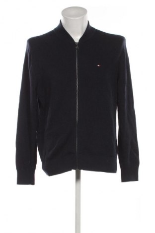 Jachetă tricotată de bărbați Tommy Hilfiger, Mărime M, Culoare Albastru, Preț 259,99 Lei