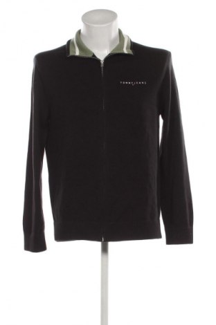 Férfi kardigán Tommy Jeans, Méret L, Szín Fekete, Ár 17 909 Ft