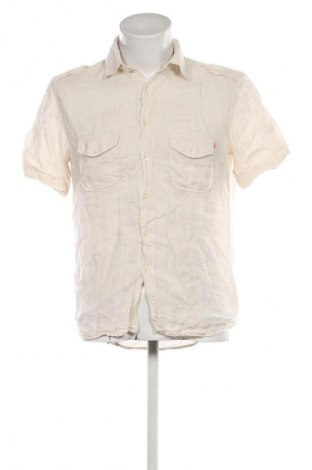 Ανδρικό πουκάμισο Hugo Boss, Μέγεθος M, Χρώμα Εκρού, Τιμή 24,99 €