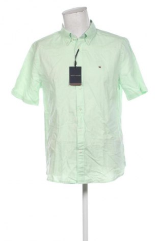 Męska koszula Tommy Hilfiger, Rozmiar L, Kolor Zielony, Cena 283,99 zł, #134757800