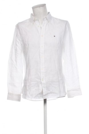 Męska koszula Tommy Hilfiger, Rozmiar L, Kolor Biały, Cena 271,99 zł