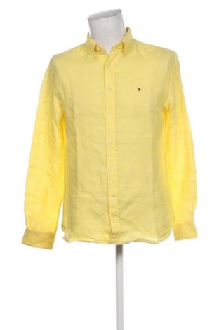 Cămașă de bărbați Tommy Hilfiger, Mărime M, Culoare Galben, Preț 203,99 Lei