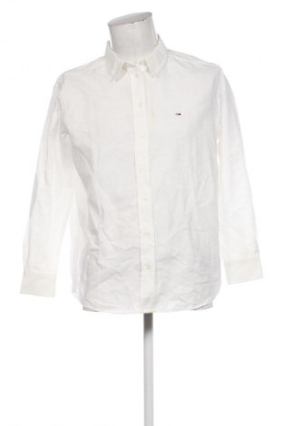 Herrenhemd Tommy Jeans, Größe M, Farbe Ecru, Preis € 107,99