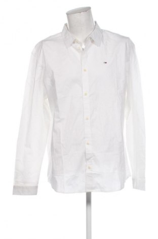 Cămașă de bărbați Tommy Jeans, Mărime 3XL, Culoare Alb, Preț 371,99 Lei