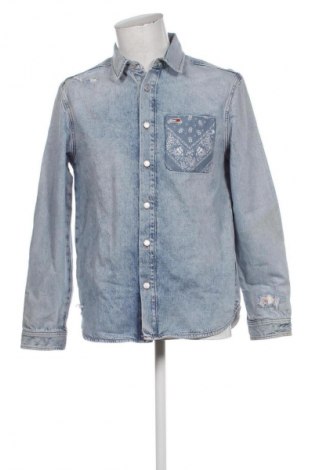 Férfi ing Tommy Jeans, Méret M, Szín Kék, Ár 19 519 Ft