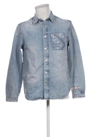 Męska koszula Tommy Jeans, Rozmiar M, Kolor Niebieski, Cena 206,99 zł, #134796144