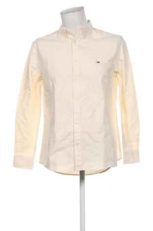 Cămașă de bărbați Tommy Jeans, Mărime L, Culoare Galben, Preț 199,99 Lei